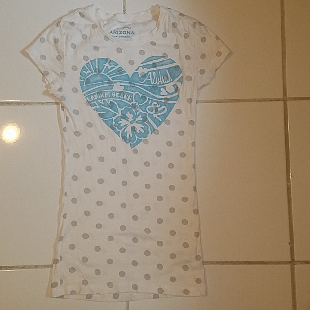 JUNIORS White Summer Tee